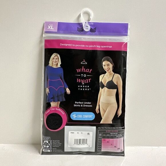 Maidenform Flexees Black Firm Shaping Brief FP0051 No Pinch Waistband Women’s XL - Picture 2 of 2